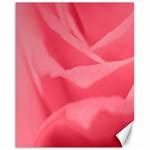 Pink Silk Effect  Canvas 16  x 20  (Unframed)