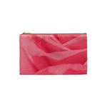 Pink Silk Effect  Cosmetic Bag (Small)