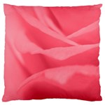 Pink Silk Effect  Large Cushion Case (Two Sided) 