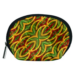 Tropical Colors Abstract Geometric Print Accessory Pouch (medium) by dflcprints