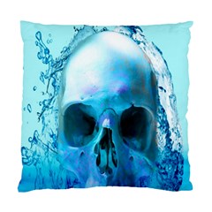 Skull In Water Cushion Case (single Sided)  by icarusismartdesigns