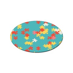 Puzzle Pieces Sticker 100 Pack (oval)