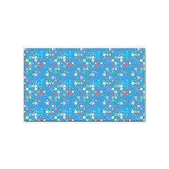 Colorful Squares Pattern Sticker Rectangular (10 Pack)