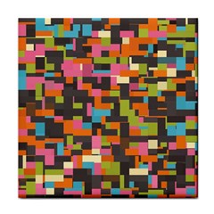 Colorful Pixels Tile Coaster