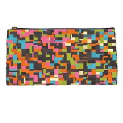 Colorful Pixels Pencil Case by LalyLauraFLM