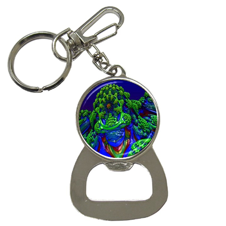 Abstract 1x Bottle Opener Key Chain