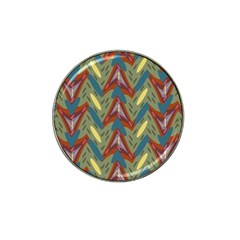Shapes Pattern Hat Clip Ball Marker (4 Pack) by LalyLauraFLM