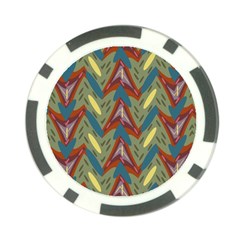 Shapes Pattern Poker Chip Card Guard (10 Pack) by LalyLauraFLM