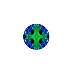 Alien Snowflake 1  Mini Button by icarusismartdesigns