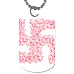 Swastika With Birds Of Peace Symbol Dog Tag (Two-sided) 