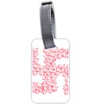 Swastika With Birds Of Peace Symbol Luggage Tag (Two Sides)