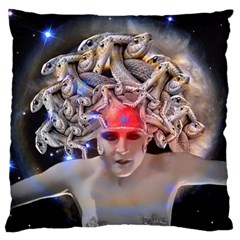 Medusa Large Cushion Case (two Sided)  by icarusismartdesigns