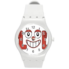 Laughing Out Loud Illustration002 Plastic Sport Watch (medium) by dflcprints