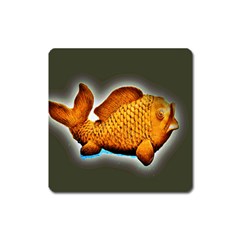 Goldfish Magnet (square) by sirhowardlee