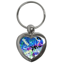 Pure Chaos Key Chain (heart) by StuffOrSomething