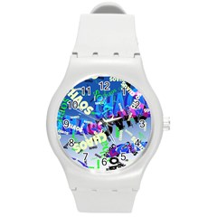 Pure Chaos Plastic Sport Watch (medium) by StuffOrSomething