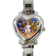 Organic Medusa Heart Italian Charm Watch  by icarusismartdesigns