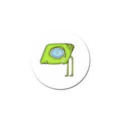 Funny Alien Monster Character Golf Ball Marker by dflcprints