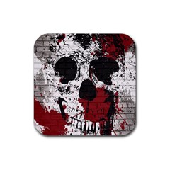 Skull Grunge Graffiti  Drink Coaster (square) by OCDesignss