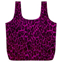 Pink Leopard  Reusable Bag (xl) by OCDesignss