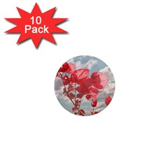 Flowers In The Sky 1  Mini Button Magnet (10 Pack) by dflcprints