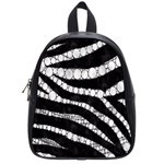 Spoiled Zebra  School Bag (Small) Front