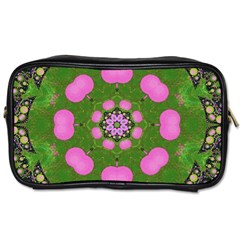 Pink Spearmint Bubble Gum  Travel Toiletry Bag (one Side) by OCDesignss