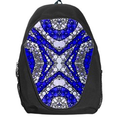 Flashy Bling Blue Silver  Backpack Bag