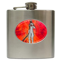 White Knight Hip Flask by icarusismartdesigns