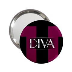 Pink Diva  Handbag Mirror (2 25 ) by OCDesignss