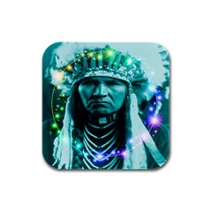 Magical Indian Chief Drink Coasters 4 Pack (square) by icarusismartdesigns