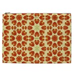 Colorful Floral Print Vector Style Cosmetic Bag (XXL) Front