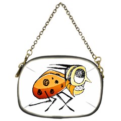 Funny Bug Running Hand Drawn Illustration Chain Purse (one Side) by dflcprints