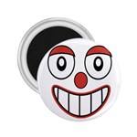 Happy Clown Cartoon Drawing 2.25  Button Magnet