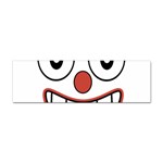 Happy Clown Cartoon Drawing Bumper Sticker