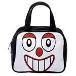 Happy Clown Cartoon Drawing Classic Handbag (One Side)