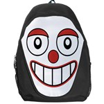 Happy Clown Cartoon Drawing Backpack Bag