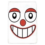 Happy Clown Cartoon Drawing Removable Flap Cover (Large)