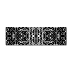 Black And White Tribal Geometric Pattern Print Bumper Sticker 10 Pack by dflcprints