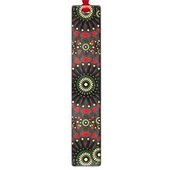 Digital Abstract Geometric Pattern In Warm Colors Large Bookmark by dflcprints