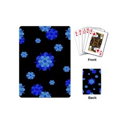 Floral Print Modern Style Pattern  Playing Cards (mini) by dflcprints