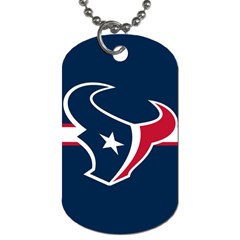 Houston Texans National Football League Nfl Teams Afc Dog Tag (one Sided) by SportMart