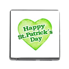 Happy St Patricks Day Design Memory Card Reader With Storage (square) by dflcprints