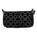 Geometric Abstract Pattern Futuristic Design  Evening Bag Front