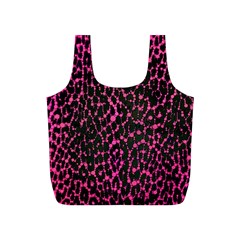 Hot Pink Leopard Print  Reusable Bag (s) by OCDesignss