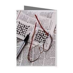 Crossword Genius Mini Greeting Card (8 Pack) by StuffOrSomething