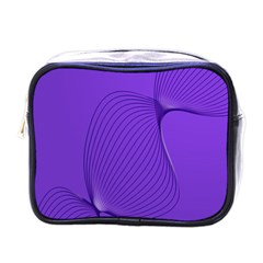 Twisted Purple Pain Signals Mini Travel Toiletry Bag (one Side) by FunWithFibro