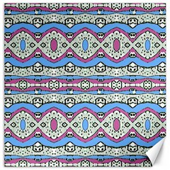 Aztec Style Pattern In Pastel Colors Canvas 12  X 12  (unframed) by dflcprints