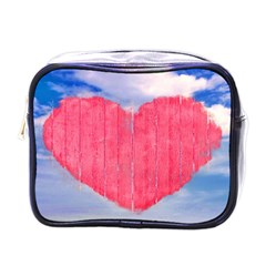 Pop Art Style Love Concept Mini Travel Toiletry Bag (one Side) by dflcprints