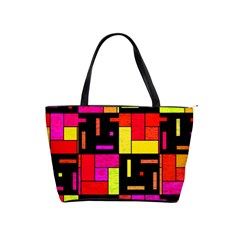 Squares And Rectangles Classic Shoulder Handbag by LalyLauraFLM